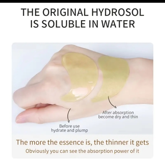 NEW ZOZU GOLD PUFFY EYE MASK - Picture 5 of 7